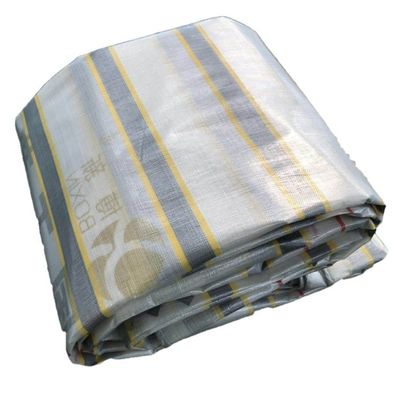 2-12m Width Prefabricated Silver Tarpaulin for Automotive Sun Resistant and Rainproof