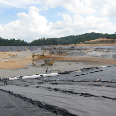 Smooth HDPE Liner Geomembrane for Fish and Shrimp Ponds Density 0.940g/cm3 Width 1m-8m