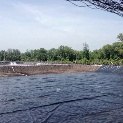 Smooth HDPE Liner Geomembrane for Fish and Shrimp Ponds Density 0.940g/cm3 Width 1m-8m