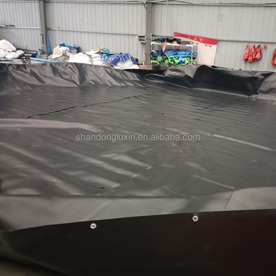 Black HDPE Geomembrane Liner for RPE Pond Liner Thickness 0.1mm-2.5mm in Custom Sizes