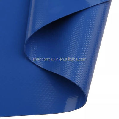 Customizable Size Blue PVC Tarpaulin Durable Material Width Max 2m for Covering Items