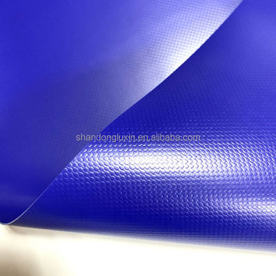 UV Resistant Polyvinyl Chloride Tarpaulin 0.8mm-1.50mm Thickness 500D*200D Yarn Count
