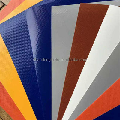 Waterproof Woven Tarpaulin with PVC Fabric Material Width 2m-100m Durable and Coated
