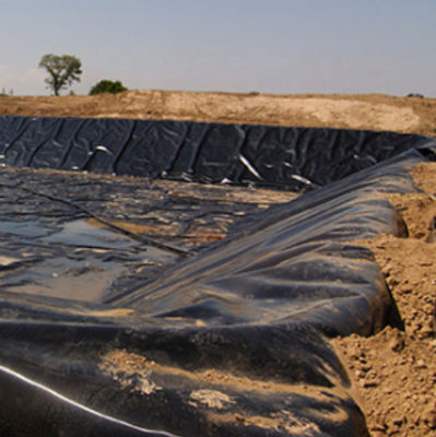 Double Smooth Surface Black HDPE Geomembrane for Fish Shrimp Farming Pond Dam Liner