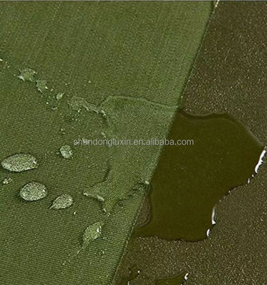Medium Weight Waterproof PVC Coated Canvas Tarpaulin Fabric for Nonwoven Products