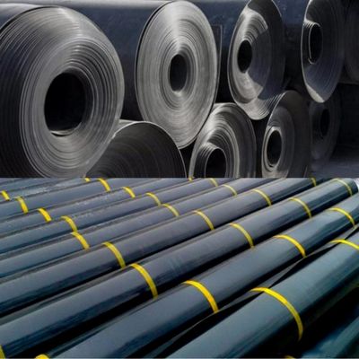 ASTM GRI-GM13 Standard Black Geomembrane for Fish Pond and Dam Liner Directly Selling