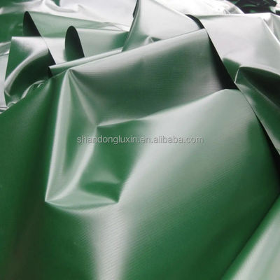 Plaid Style PVC Coated Tarpaulin Roll with Lasting Durability in Stocklot