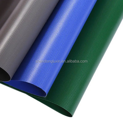 Plaid Style PVC Coated Tarpaulin Roll with Lasting Durability in Stocklot