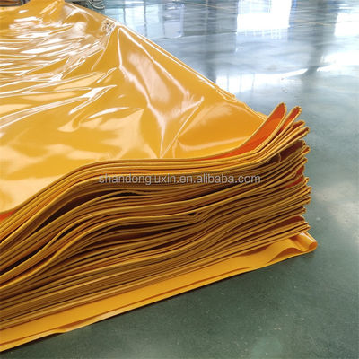 Max 2m Width Yellow PVC Tarpaulin Ideal for Blocking Sunlight and Preventing Moisture