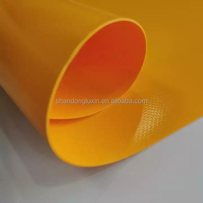 Max 2m Width Yellow PVC Tarpaulin Ideal for Blocking Sunlight and Preventing Moisture