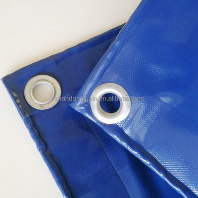 Plain Style PVC Waterproof Tarpaulin in Blue for Moisture-proof and Sunlight Blocking