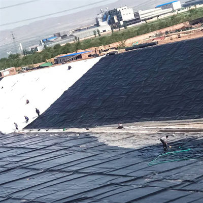 Double Smooth Surface 1mm HDPE Geomembrane for Circular Tanks and Dams in Mine Industry