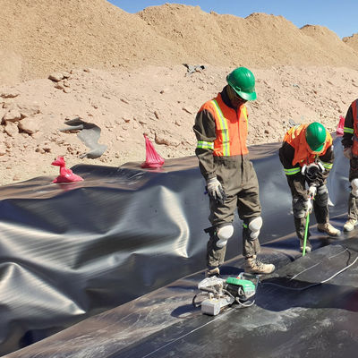 Large 1mm HDPE Geomembrane Pond Liner for Aquafarm Double Smooth/Double Texture Surface