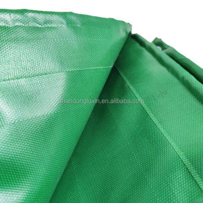 Plain Style Custom Size 650gsm 900gsm 8m per 10m Pond PVC Covered Tarpaulin for Truck and Trailer