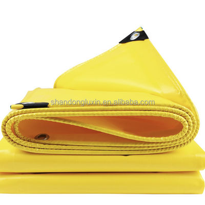 Plain Style Custom Size 650gsm 900gsm 8m per 10m Pond PVC Covered Tarpaulin for Truck and Trailer