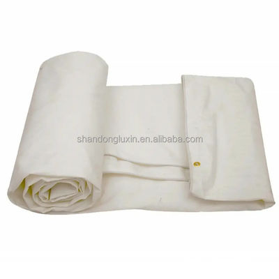 Woven PE Tarpaulin With UV Treated Plastic Fabric Canvas Poly Tarp For Sun Resistance