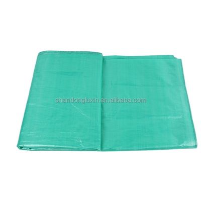 Woven PE Tarpaulin With UV Treated Plastic Fabric Canvas Poly Tarp For Sun Resistance