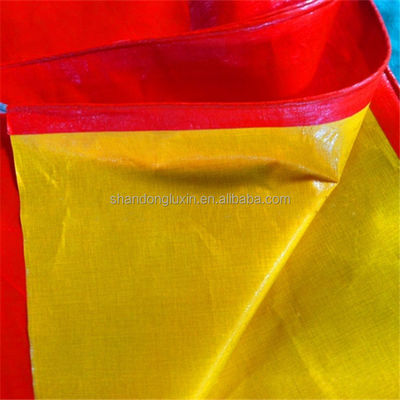 White Yellow PVC Tarpaulin Rainproof Waterproof Sun Resistant with Wide Applicability