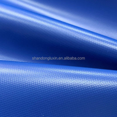 Plaid Style PVC Coated Tarpaulin Medium Weight and Water Resistant for Transportation