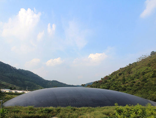 Black Geomembranes 1.5mm 2.0mm for Septic Tanks Biogas Digesters Oxidation Ponds Made