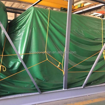 White Solid Eyelet Grommet Pvc Tarp Tarpaulin 280-960gsm Width 2m-100m for Heavy Duty