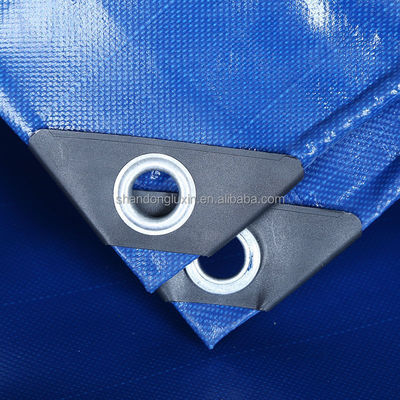 White Solid Eyelet Grommet Pvc Tarp Tarpaulin 280-960gsm Width 2m-100m for Heavy Duty