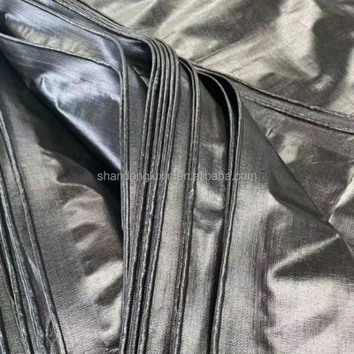High Surface Hardness PE Black Tarpaulin for UV Resistant and Moisture-proof Covering