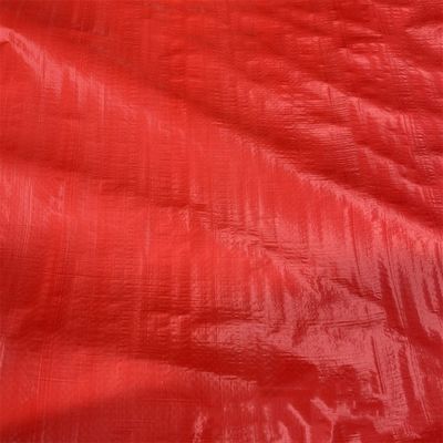 UV Resistant Polyethylene Tarpaulin in 4x5m Size for Dust and Rain Protection Red Color