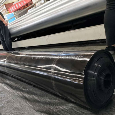 1m-8m Width Double Texture HDPE Geomembrane for Fish Pond and Landfill 1mm Thickness