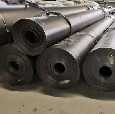 Waterproof HDPE Fish Pond Liner 30mil 60 mils Black Geomembrane for Water Storage Tanks