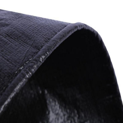 Black PE Tarpaulin for Waterproof and Dustproof Item Covering in 3x4m 4x5m 4x6m Sizes