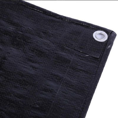 Black PE Tarpaulin for Waterproof and Dustproof Item Covering in 3x4m 4x5m 4x6m Sizes