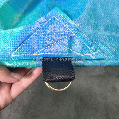 Waterproof Sunproof White PE Tarpaulin Rolls with High Density and Printed Pattern