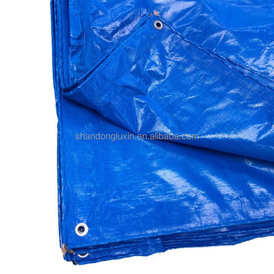 Waterproof PE Tarpaulin with 8*8-14*14 Density Moisture-proof Dustproof Sun Resistant