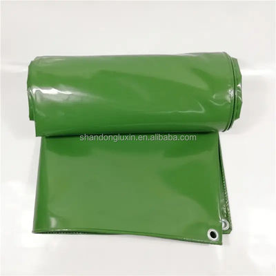 Blue Fireproof Waterproof Canvas PVC Tarpaulin Sizes and List for Construction Sites