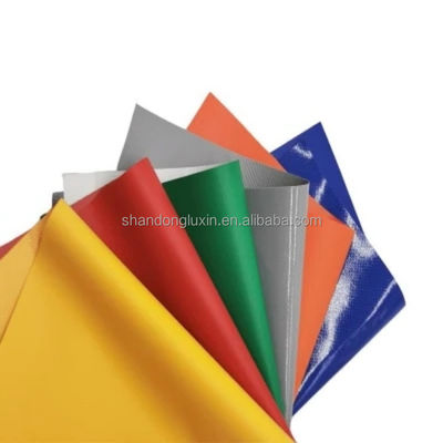 UV Stabilized PVC Coated Tarpaulin for Heavy Duty Truck Mesh Waterproof and Ventilated