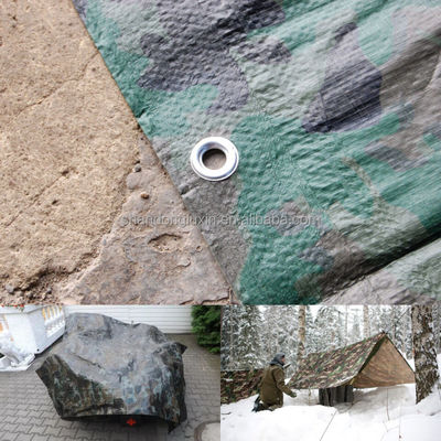 Plaid Style PE Tarpaulin for Car Truck Cover and Waterproof Outdoor Protection