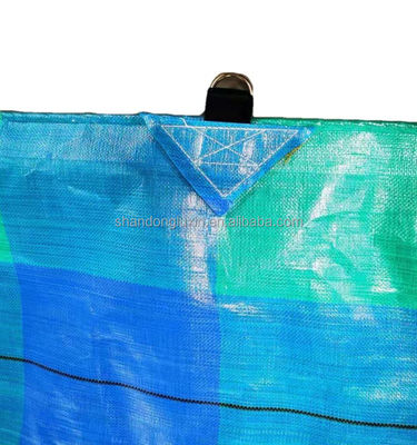 Customized Stripe Style PE Tarpaulin Fabric for Waterproofing Solutions and Durability