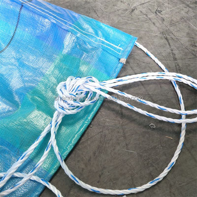 Customized Stripe Style PE Tarpaulin Fabric for Waterproofing Solutions and Durability