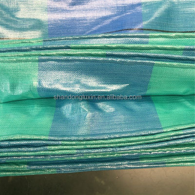 Customized Stripe Style PE Tarpaulin Fabric for Waterproofing Solutions and Durability