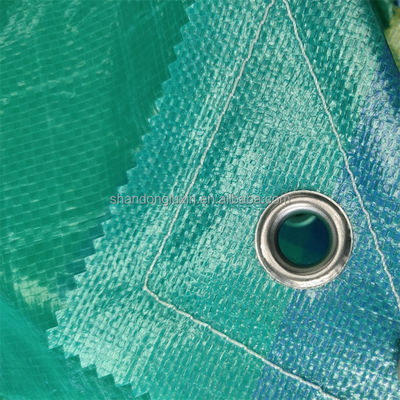 Customized Stripe Style PE Tarpaulin Fabric for Waterproofing Solutions and Durability